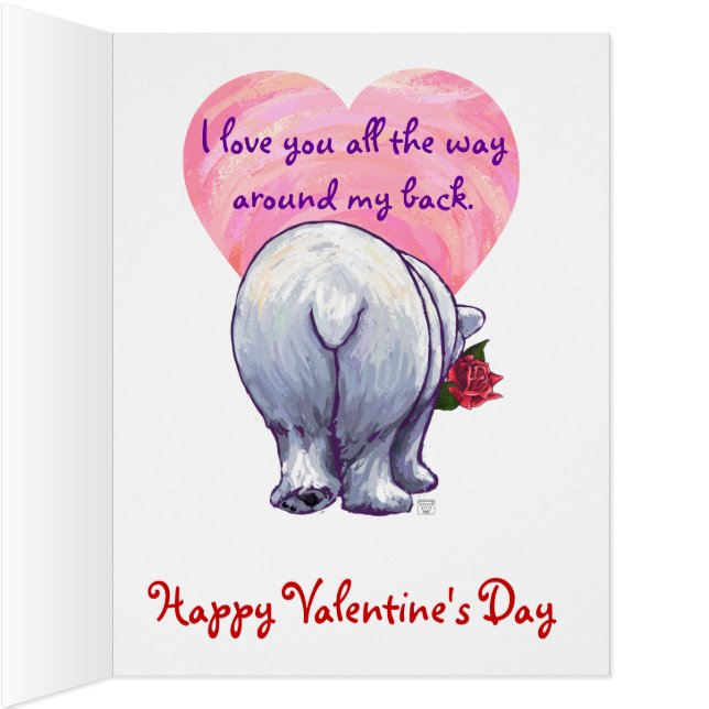 Polar Bear Valentine's Day (Inside (Right))