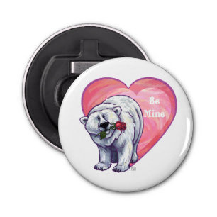 Polar Bear Valentine's Day Bottle Opener