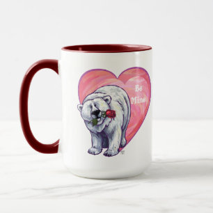Polar Bear Valentine's Day Mug