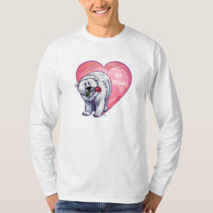 Polar Bear Valentine's Day T-Shirt