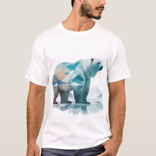 Polar Bear Vector Art Animal Majestic Nature Wild T-Shirt