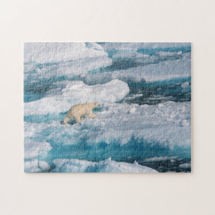 Polar Bear walking on the Sea Jigsaw Puzzle