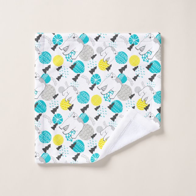 Polar bear wash cloth (Wash Cloth)