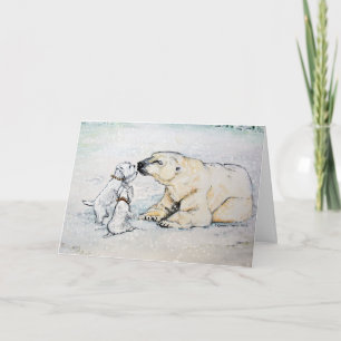 Polar Bear Westies Holiday Card