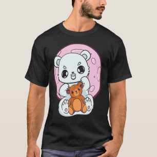 Polar Bear With Soother And Teddy Bear T-Shirt