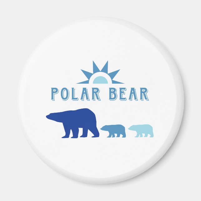 Polar Bear with Sun Magnet (Front)