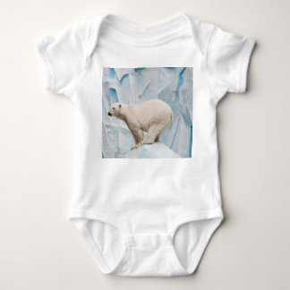 Polar Bear: Zoo Habitat Glimpse Baby Bodysuit