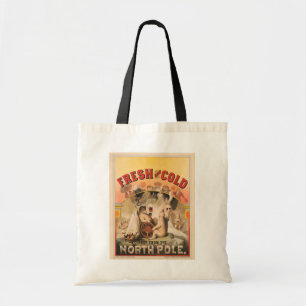 Polar Bears Are Enjoying Mugs Of Lager Beer Tote Bag