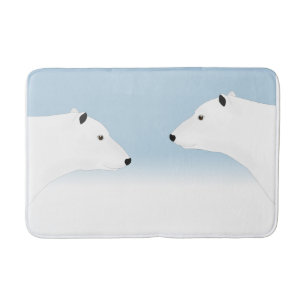 Polar Bears Bath Mat
