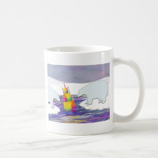 Polar Bears Birthday Cake Coffee Mug
