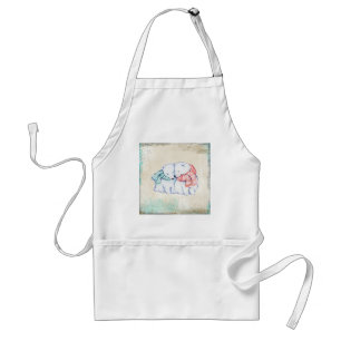 Polar Bears Couple Standard Apron