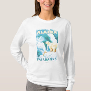 Polar Bears & Cub - Fairbanks, Alaska T-Shirt