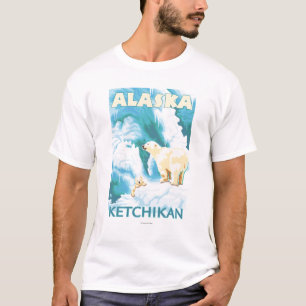 Polar Bears & Cub - Ketchikan, Alaska T-Shirt