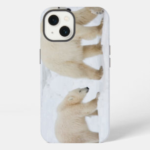 Polar Bears female and Two cubs 2 iPhone 13 Case