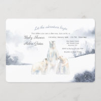 Polar Bears Invitation