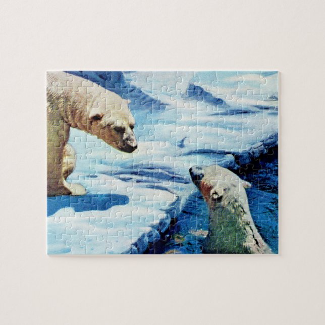 polar bears jigsaw puzzle (Horizontal)