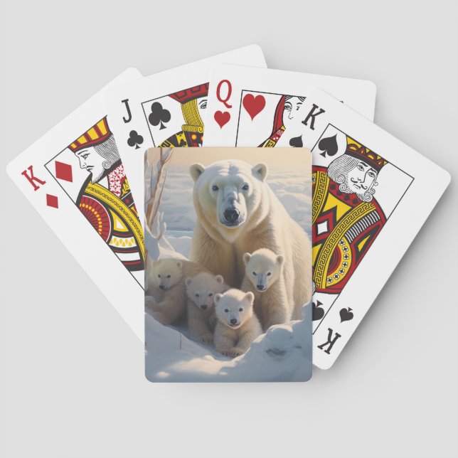 Polar Bears Playing Cards (Back)