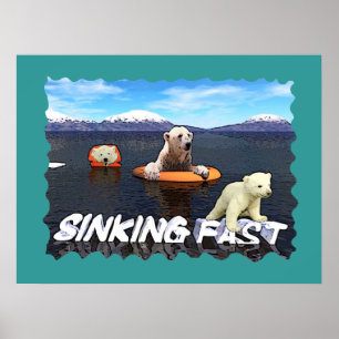 Polar Bears - Sinking Fast Poster