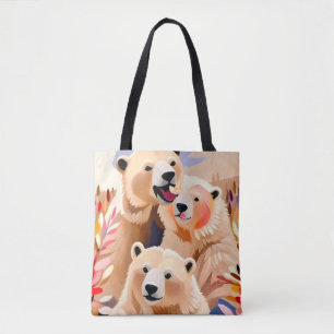 Polar Bears Tote Bag