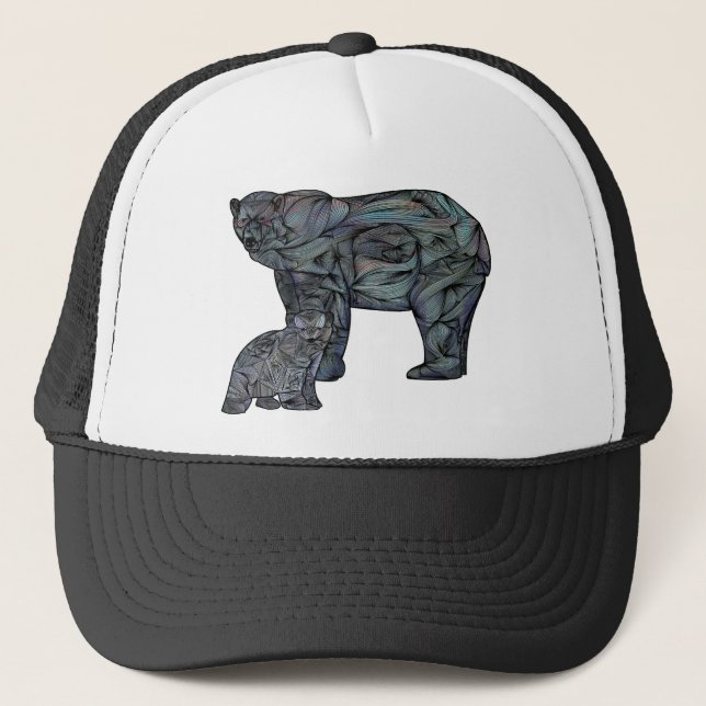 Polar Bears Trucker Hat (Front)