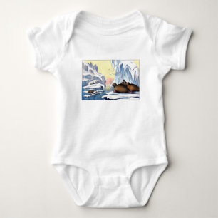 Polar Bears, Walrus, And Seals Baby Bodysuit