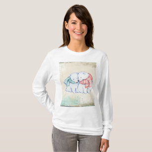 Polar Bears Women's Basic Long Sleeve T-Shirt