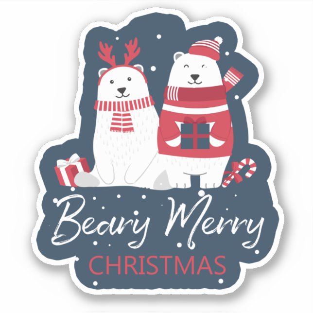 Polar Beary Merry Christmas ID851 (Front)
