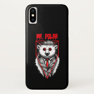 Polar Design A Funny Polar Bear Animal Lover iPhone X Case