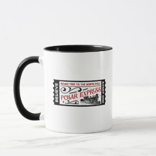 Polar Express Train Ticket Christmas Mug