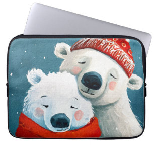 Polar Hugs Laptop Sleeve