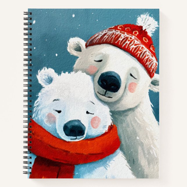 Polar Hugs Notebook (Front)