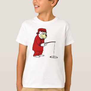Polar Ice Fishing in Pajamas T-Shirt