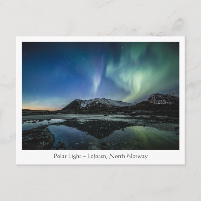 Polar Light Lofoten Postcard (Front)