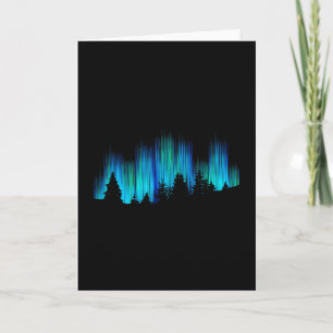 Polar Lights Aurora Borealis Iceland Vacation Card
