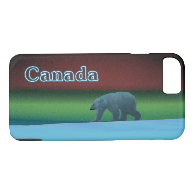 Polar Lights Polar Bear Case-Mate iPhone Case (Back (Horizontal))