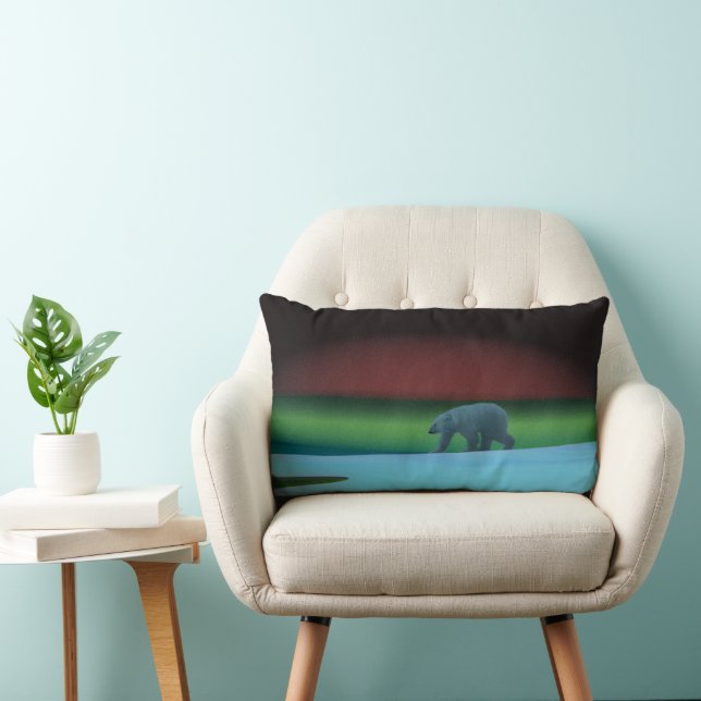 Polar Lights Polar Bear Lumbar Cushion (Chair)