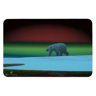 Polar Lights Polar Bear Magnet