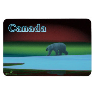 Polar Lights Polar Bear Magnet