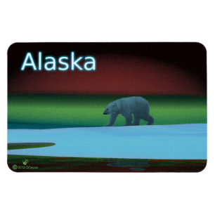 Polar Lights Polar Bear Magnet