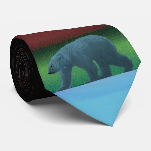 Polar Lights Polar Bear Tie (Rolled)