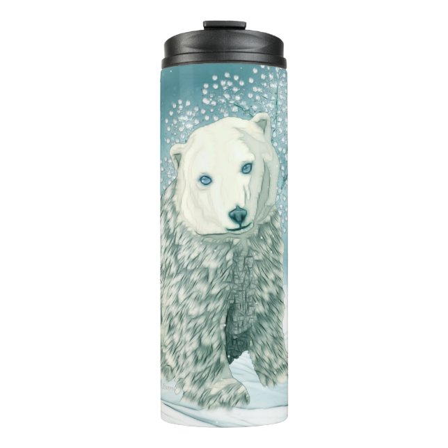 Polar North Alaskan Polar Bear Thermal Tumbler (Front)