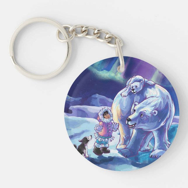 Polar Pals Key Ring (Front)