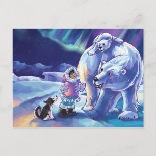 Polar Pals Postcard