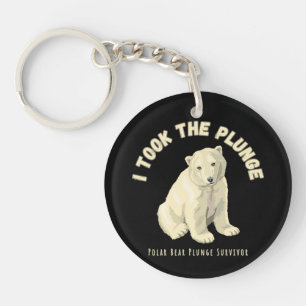 Polar Plunge Polar Bear I Took The Plunge Key Ring