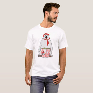 Polar Popcorn Bear Santa T-Shirt
