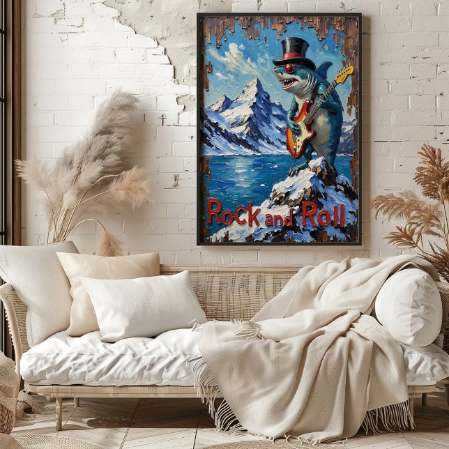 Polar Punk: Guitar Shark Poster (Creator Uploaded)