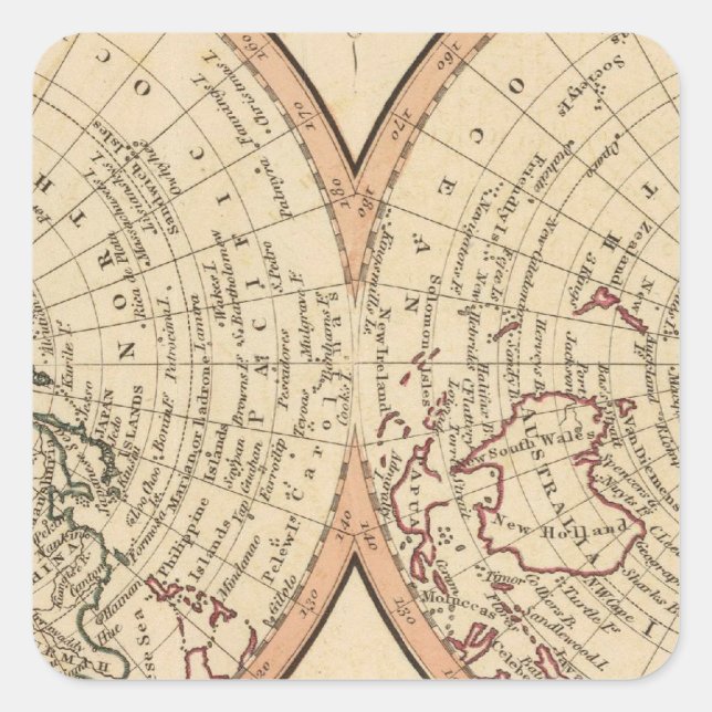 Polar Regions 2 Square Sticker (Front)