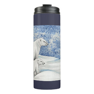 Polar Snow Bears Thermal Tumbler