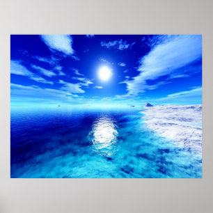 Polar Sunset Poster