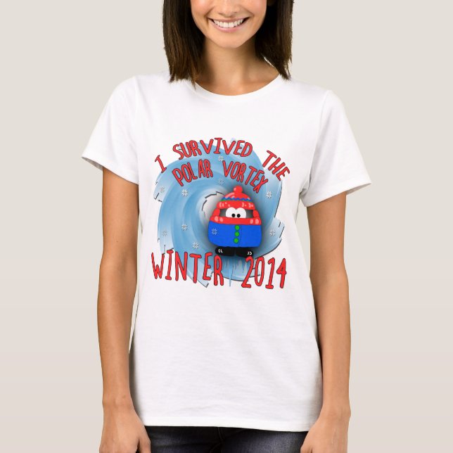 POLAR VORTEX 2014 Winter T-Shirt (Front)